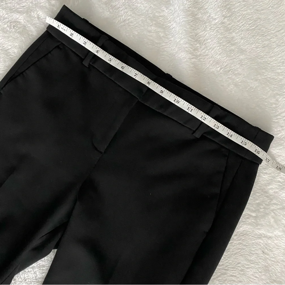 J.Crew Cameron Pant Black Four-Season Stretch Slim Crop Trouser Size 10